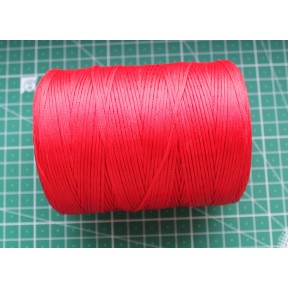 Нитка на метраж вощеная плетеная 1.2 мм Красная