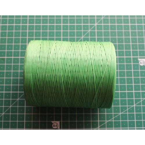 Нитка на метраж вощена плетена 1.2 мм зелена