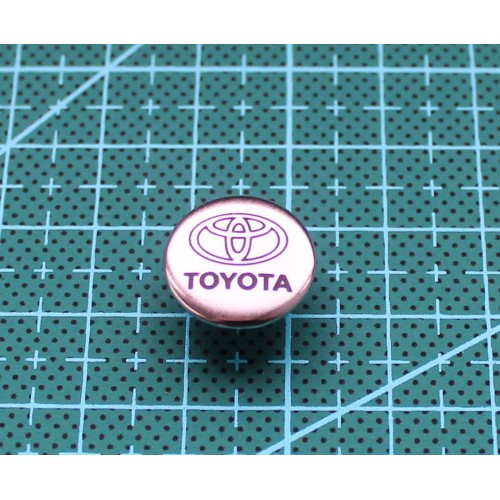 Гравировка Toyota Каппа 15 мм Никель