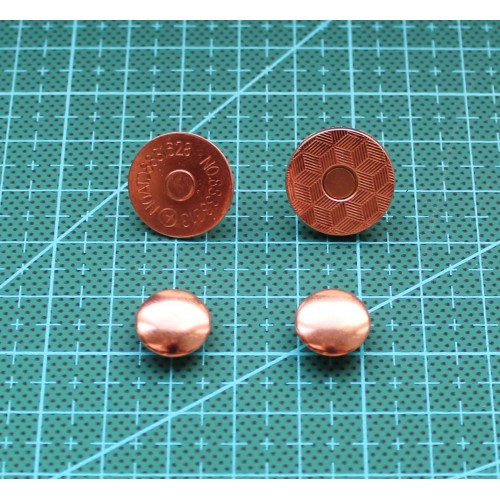 Кнопка магнитная 18 * 2 мм ( 54 ) Золото 