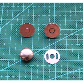 Кнопка магнитная 14 * 2 мм ( 57 ) Никель