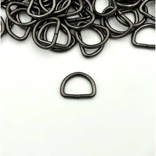 Полукольцо  9,5мм Черный Никель(250)