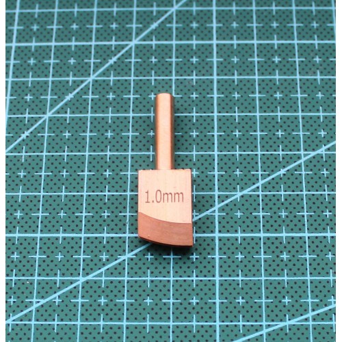 Латунная насадка для обработки уреза и разметки кожи 1 мм