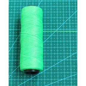Нитка на метраж вощеная плетеная 1 мм Зеленая