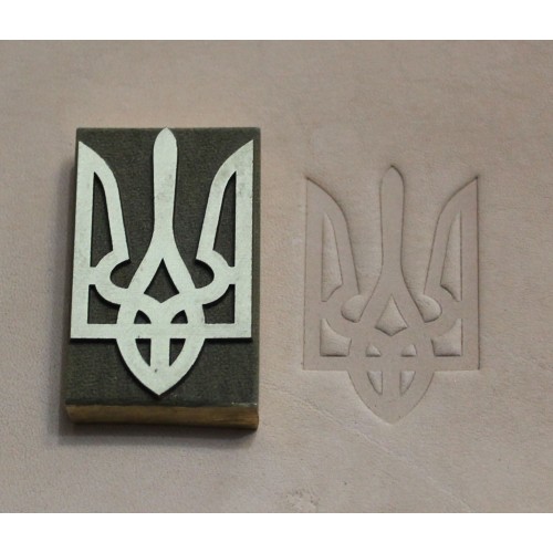 Клише Герб Украины ( Латунь )